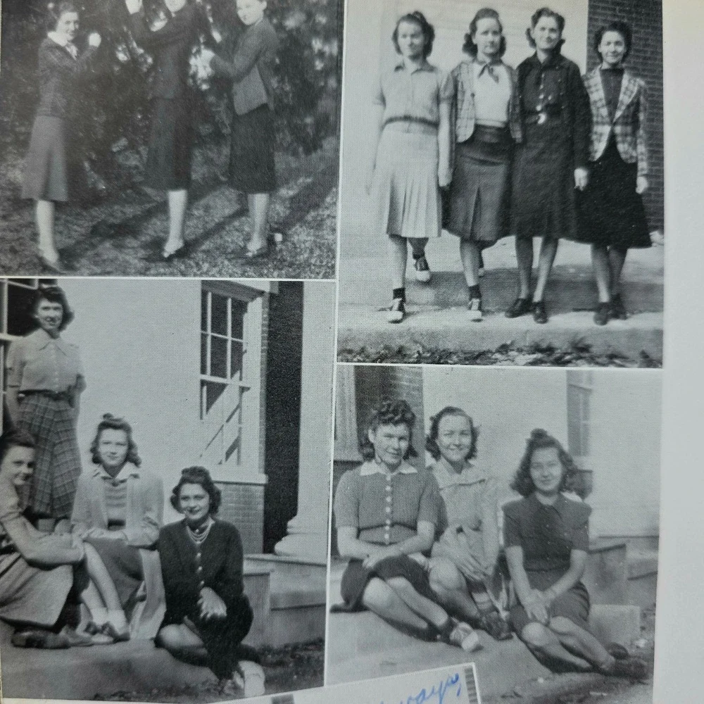 Vintage 1940s Yearbook Alabama All Women's College Technala Montevallo